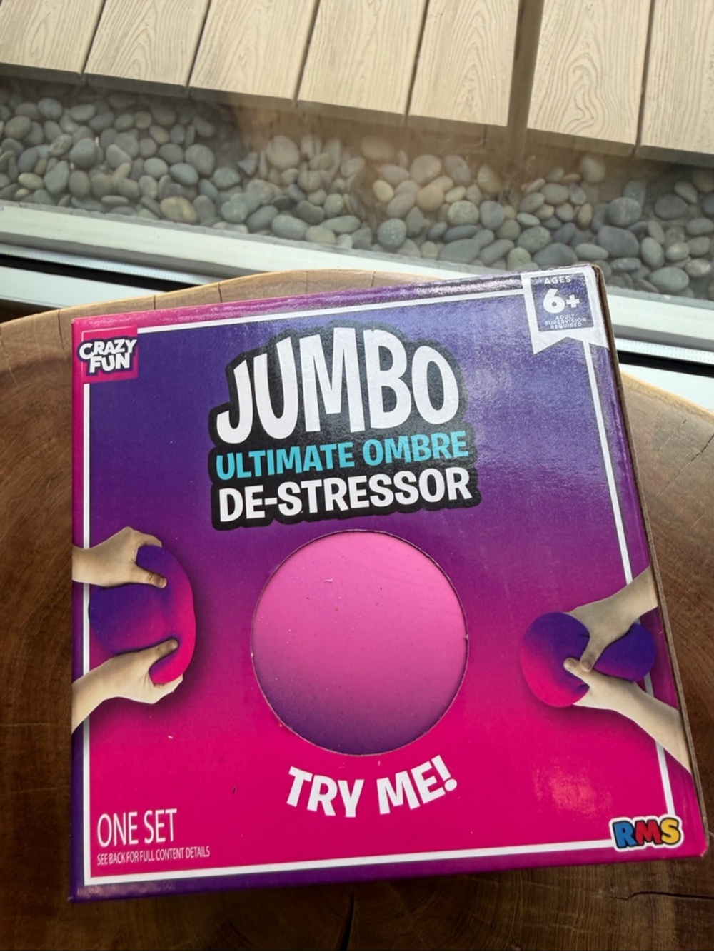 Jumbo Ultimate Ombre De-Stressor - Pink to Purple
